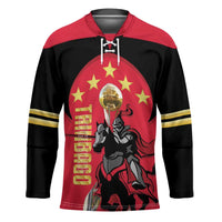 Trinidad and Tobago Cricket Personalized Hockey Jersey Trinbago Knight Riders 5th Champions Proud - Wonder Print Shop