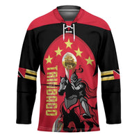 Trinidad and Tobago Cricket Personalized Hockey Jersey Trinbago Knight Riders 5th Champions Proud - Wonder Print Shop