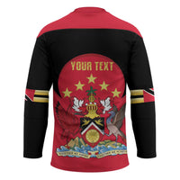 Trinidad and Tobago Cricket Personalized Hockey Jersey Trinbago Knight Riders 5th Champions Proud - Wonder Print Shop