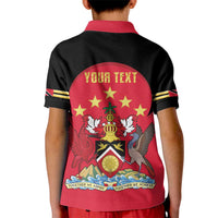 Trinidad and Tobago Cricket Personalized Kid Polo Shirt Trinbago Knight Riders 5th Champions Proud - Wonder Print Shop