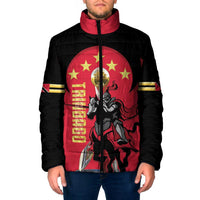 Trinidad and Tobago Cricket Personalized Padded Jacket Trinbago Knight Riders 5th Champions Proud - Wonder Print Shop