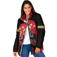 Trinidad and Tobago Cricket Personalized Padded Jacket Trinbago Knight Riders 5th Champions Proud - Wonder Print Shop