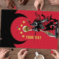 Trinidad and Tobago Cricket Personalized Puzzle Trinbago Knight Riders 5th Champions Proud - Wonder Print Shop