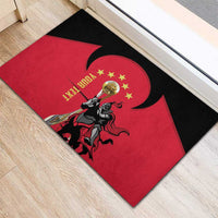 Trinidad and Tobago Cricket Personalized Rubber Doormat Trinbago Knight Riders 5th Champions Proud - Wonder Print Shop