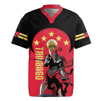 Trinidad and Tobago Cricket Personalized Rugby Jersey Trinbago Knight Riders 5th Champions Proud - Wonder Print Shop