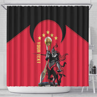Trinidad and Tobago Cricket Personalized Shower Curtain Trinbago Knight Riders 5th Champions Proud - Wonder Print Shop