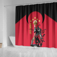 Trinidad and Tobago Cricket Personalized Shower Curtain Trinbago Knight Riders 5th Champions Proud - Wonder Print Shop