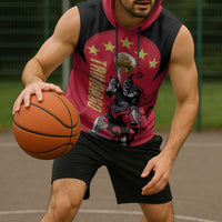 Trinidad and Tobago Cricket Personalized Sleeveless Hoodie Trinbago Knight Riders 5th Champions Proud - Wonder Print Shop