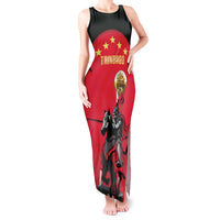 Trinidad and Tobago Cricket Personalized Tank Maxi Dress Trinbago Knight Riders 5th Champions Proud - Wonder Print Shop