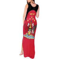 Trinidad and Tobago Cricket Personalized Tank Maxi Dress Trinbago Knight Riders 5th Champions Proud - Wonder Print Shop
