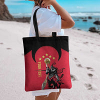 Trinidad and Tobago Cricket Personalized Tote Bag Trinbago Knight Riders 5th Champions Proud - Wonder Print Shop