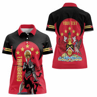 Trinidad and Tobago Cricket Personalized Women Polo Shirt Trinbago Knight Riders 5th Champions Proud - Wonder Print Shop