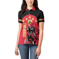 Trinidad and Tobago Cricket Personalized Women Polo Shirt Trinbago Knight Riders 5th Champions Proud - Wonder Print Shop