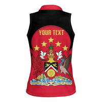 Trinidad and Tobago Cricket Personalized Women Sleeveless Polo Shirt Trinbago Knight Riders 5th Champions Proud - Wonder Print Shop