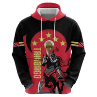 Trinidad and Tobago Cricket Personalized Zip Hoodie Trinbago Knight Riders 5th Champions Proud - Wonder Print Shop