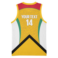 Guyana Cricket Custom Basketball Jersey Amazon Warriors Est 2013 Version - Wonder Print Shop