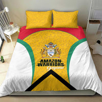 Guyana Cricket Bedding Set Amazon Warriors Est 2013 Version - Wonder Print Shop