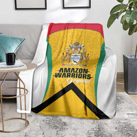 Guyana Cricket Blanket Amazon Warriors Est 2013 Version - Wonder Print Shop