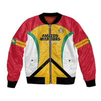 Guyana Cricket Custom Bomber Jacket Amazon Warriors Est 2013 Version - Wonder Print Shop