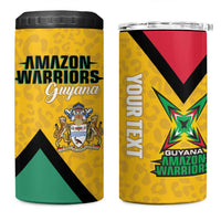 Guyana Cricket Custom 4 in 1 Can Cooler Tumbler Amazon Warriors Est 2013 Version - Wonder Print Shop