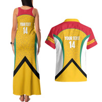 Guyana Cricket Custom Couples Matching Tank Maxi Dress and Hawaiian Shirt Amazon Warriors Est 2013 Version - Wonder Print Shop