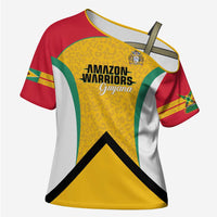Guyana Cricket Custom Cross Shoulder Shirt Amazon Warriors Est 2013 Version - Wonder Print Shop