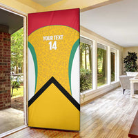 Guyana Cricket Door Cover Amazon Warriors Est 2013 Version - Wonder Print Shop