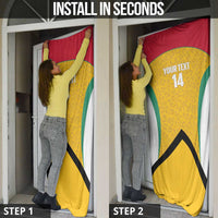 Guyana Cricket Door Cover Amazon Warriors Est 2013 Version - Wonder Print Shop