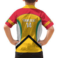 Guyana Cricket Custom Family Matching Puletasi and Hawaiian Shirt Amazon Warriors Est 2013 Version - Wonder Print Shop