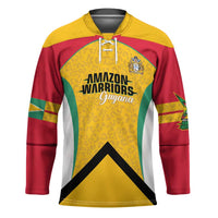 Guyana Cricket Custom Hockey Jersey Amazon Warriors Est 2013 Version - Wonder Print Shop