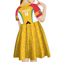 Guyana Cricket Custom Kid Short Sleeve Dress Amazon Warriors Est 2013 Version - Wonder Print Shop