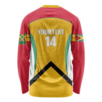 Guyana Cricket Custom Long Sleeve Shirt Amazon Warriors Est 2013 Version - Wonder Print Shop