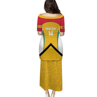 Guyana Cricket Custom Puletasi Amazon Warriors Est 2013 Version - Wonder Print Shop