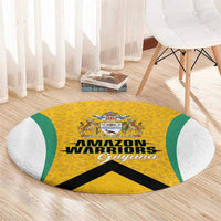 Guyana Cricket Round Carpet Amazon Warriors Est 2013 Version - Wonder Print Shop