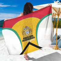 Guyana Cricket Sarong Amazon Warriors Est 2013 Version - Wonder Print Shop