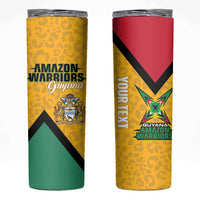 Guyana Cricket Custom Skinny Tumbler Amazon Warriors Est 2013 Version - Wonder Print Shop