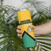 Guyana Cricket Custom Skinny Tumbler Amazon Warriors Est 2013 Version - Wonder Print Shop