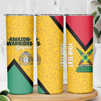 Guyana Cricket Custom Skinny Tumbler Amazon Warriors Est 2013 Version - Wonder Print Shop