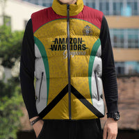 Guyana Cricket Custom Sleeveless Puffer Jacket Amazon Warriors Est 2013 Version - Wonder Print Shop