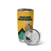 Guyana Cricket Custom Tumbler Cup Amazon Warriors Est 2013 Version - Wonder Print Shop