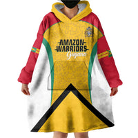 Guyana Cricket Custom Wearable Blanket Hoodie Amazon Warriors Est 2013 Version - Wonder Print Shop