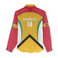 Guyana Cricket Custom Women Casual Shirt Amazon Warriors Est 2013 Version - Wonder Print Shop