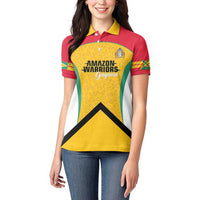 Guyana Cricket Custom Women Polo Shirt Amazon Warriors Est 2013 Version - Wonder Print Shop