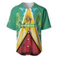 Custom Guyana Cricket Amazon Warriors Baseball Jersey Flag Style - Wonder Print Shop
