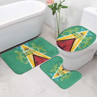 Custom Guyana Cricket Amazon Warriors Bathroom Set Flag Style - Wonder Print Shop