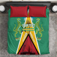 Custom Guyana Cricket Amazon Warriors Bedding Set Flag Style - Wonder Print Shop
