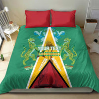 Custom Guyana Cricket Amazon Warriors Bedding Set Flag Style - Wonder Print Shop
