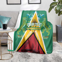 Custom Guyana Cricket Amazon Warriors Blanket Flag Style - Wonder Print Shop