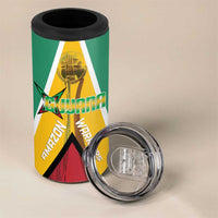 Custom Guyana Cricket Amazon Warriors 4 in 1 Can Cooler Tumbler Flag Style - Wonder Print Shop