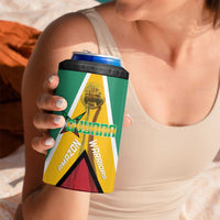Custom Guyana Cricket Amazon Warriors 4 in 1 Can Cooler Tumbler Flag Style - Wonder Print Shop